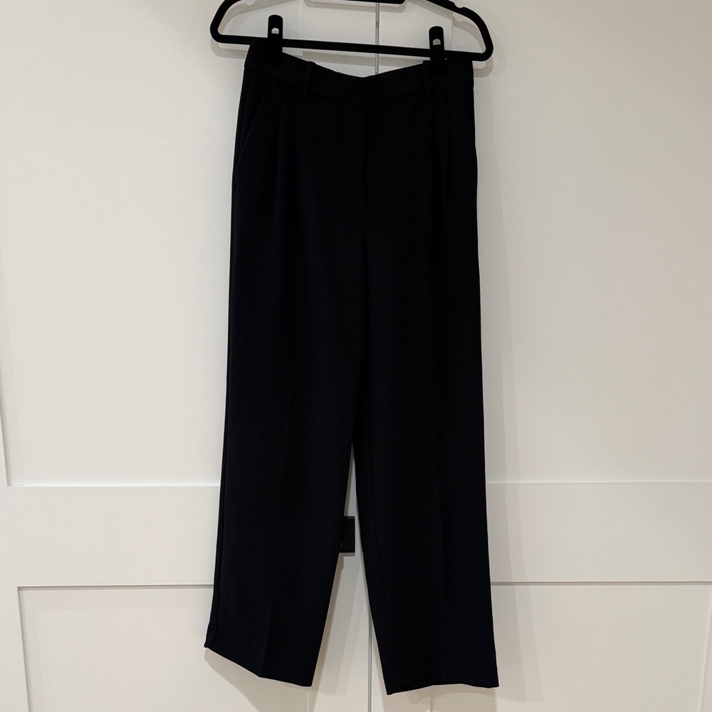 Wilfred Black Wide-Leg Trousers